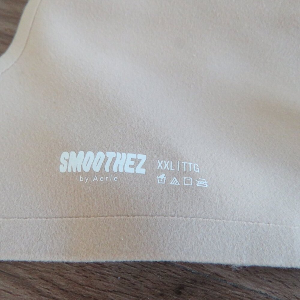 AERIE SMOOTHEZ Bra-ish Wireless Bralette Bra in Sand - Size XXL NWT - Picture 14 of 14